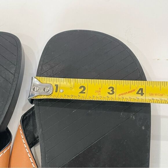 Zara Thong Sandals, Brown, Size 8 - Picture 8 of 11